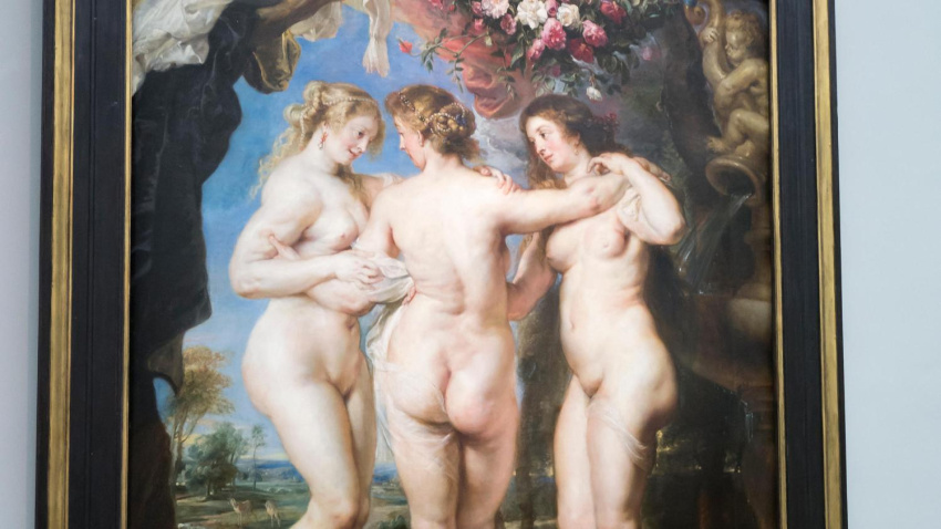 Las tres gracias. Rubens. Museo del Prado. Madrid. Espana