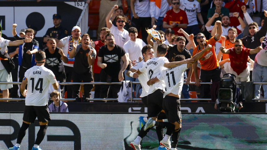 Guido adelantó al equipo en el inicio del partido