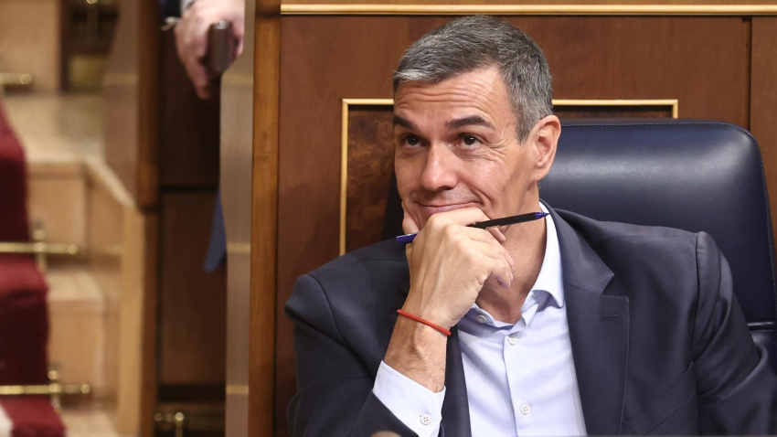 El presidente del Gobierno, Pedro Sánchez, durante una sesión plenaria en el Congreso de los Diputados, a 24 de junio de 2026, en Madrid (España). El presidente del Gobierno comparece en la Cámara Baja para informar sobre la situación política tras el avance de las investigaciones contra su esposa, el ‘caso Leire’ y el expresidente Zapatero, además de la condena del Tribunal Supremo al exministro Ábalos, a su asesor, Koldo, y al empresario Víctor de Aldama.Eduardo Parra / Europa Press24/6/2026