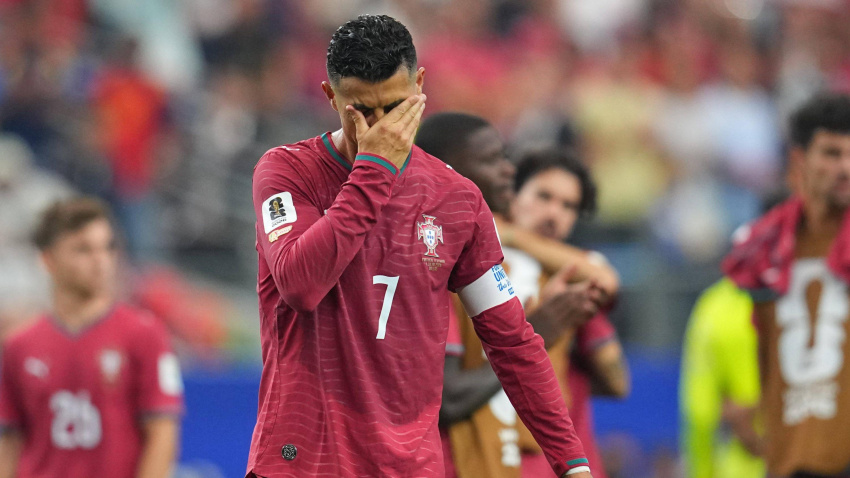 Cristiano Ronaldo, eliminado con Portugal tras perder contra España
