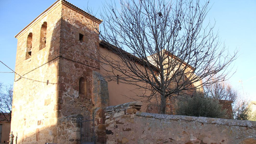 La parroquia de San Pedro Apóstol de La Quiñonería, un pueblo de 10 habitantes, es uno de los templos que se rehabilitarán fruto del convenio entre el Obispado de Osma-Soria y la Diputación