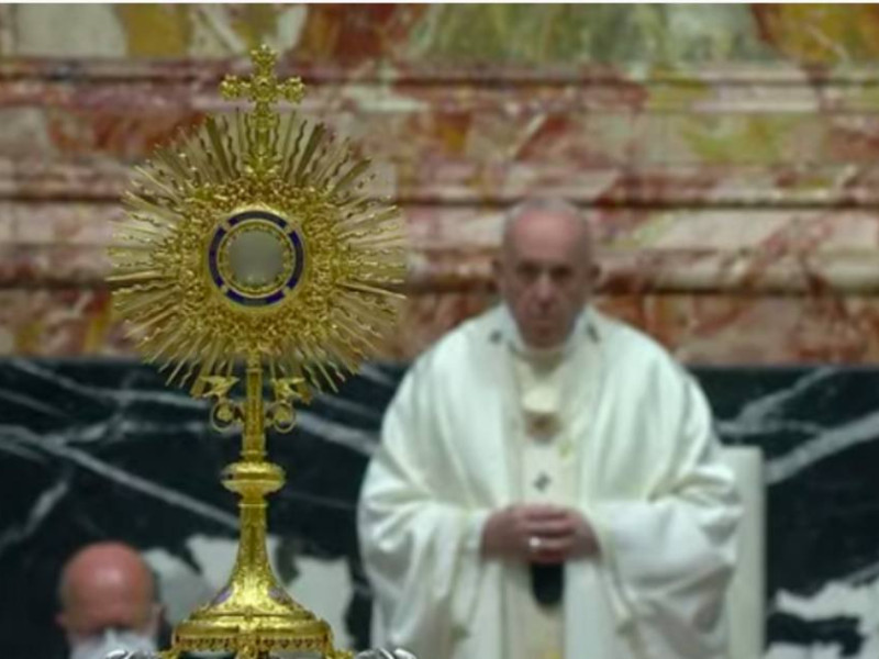Francisco en la Misa del Corpus Christi: "No puedes partir el Pan si tu ...