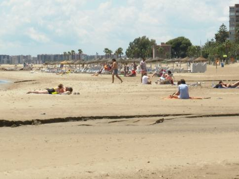 Una playa de Benicasim