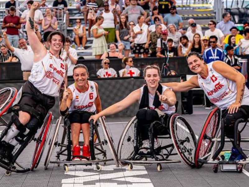 Sonia Ruiz llega tras conquistar el europeo 3x3 en silla de ruedas