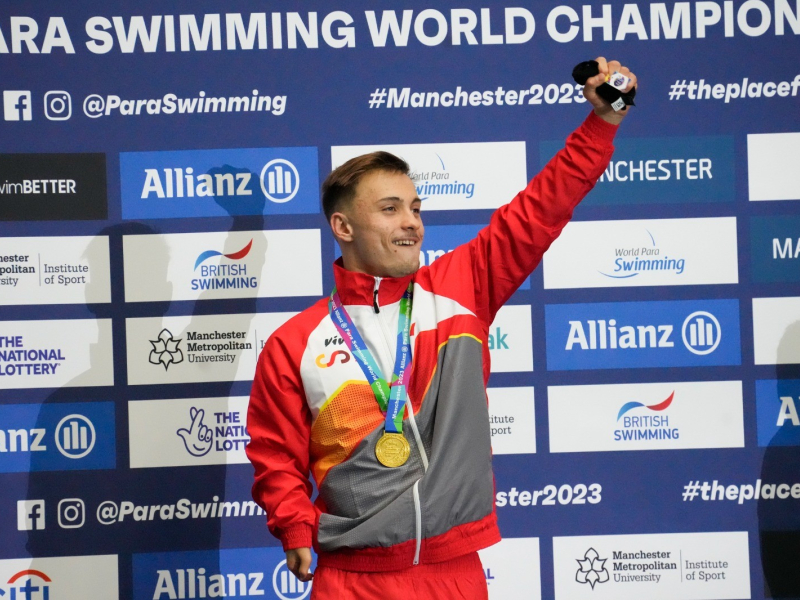 Iñigo Llopis, nadador paralímpico vasco