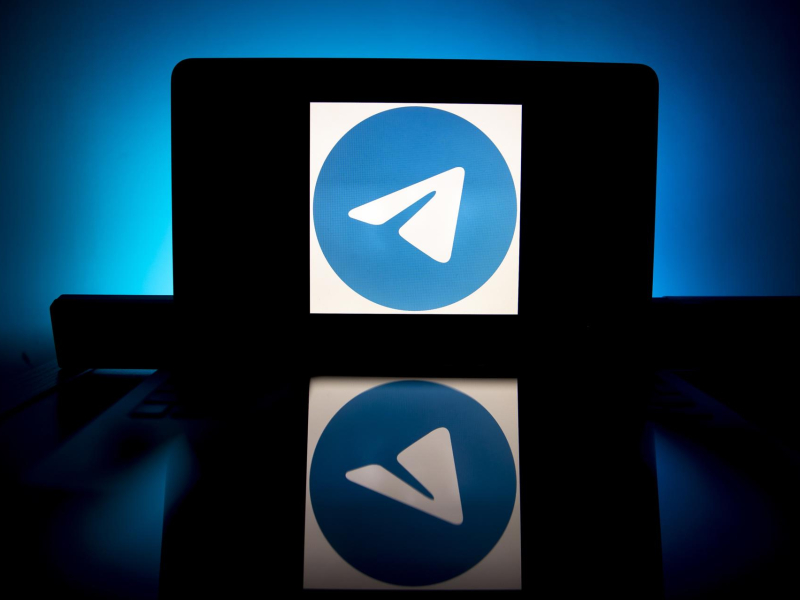 Fotografía de archivo del logo de la aplicación de mensajería Telegram