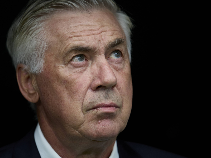 Primer plano de Carlo Ancelotti