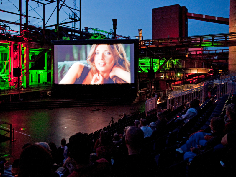 Cine de verano, imagen de archivo