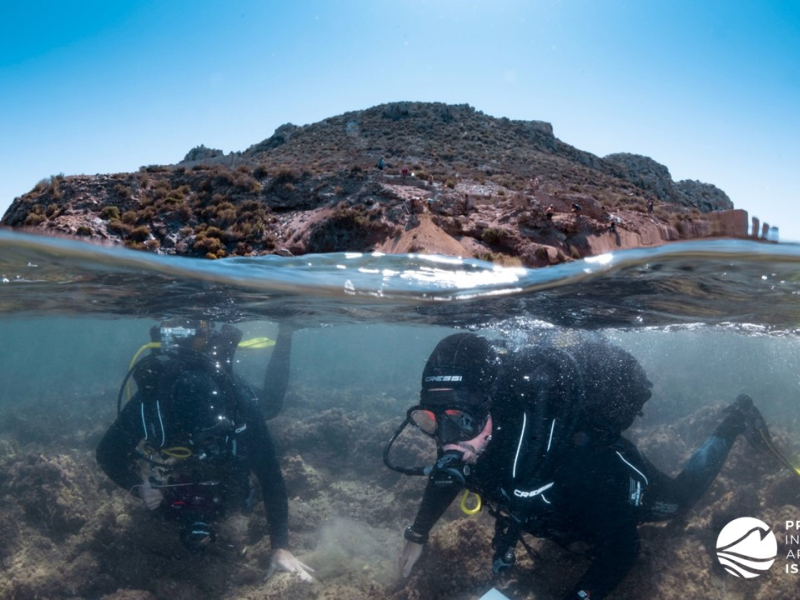 Inspecciones acuáticas en Isla del Fraile (Águilas)