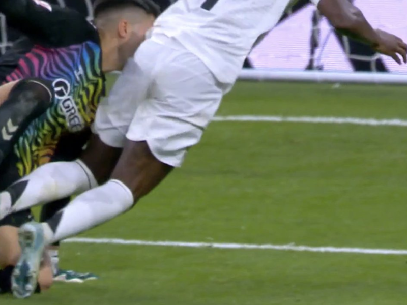 El penalti a Vinicius