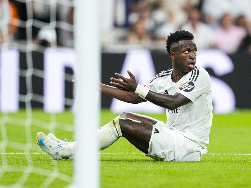 Vinicius Júnior durante un instante del partido ante el Real Betis