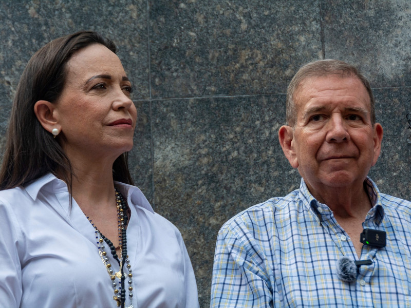 Maria Corina Machado y Edmundo Gonzalez