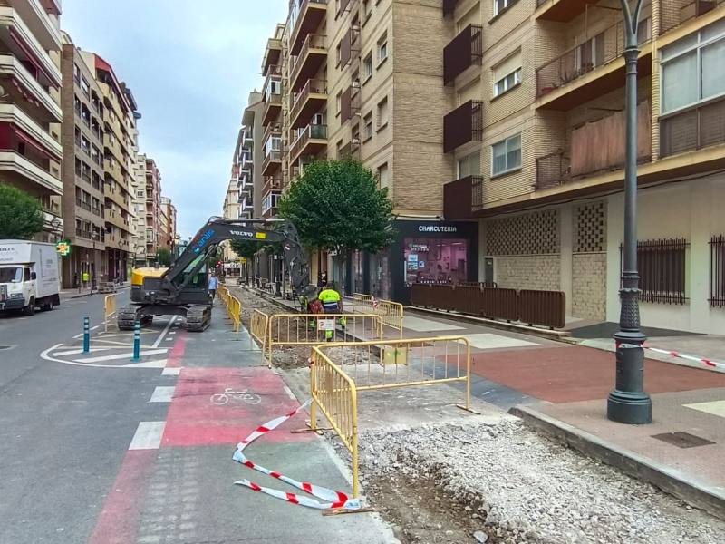 Comienzan las obras en la calle Duquesa de la Victoria