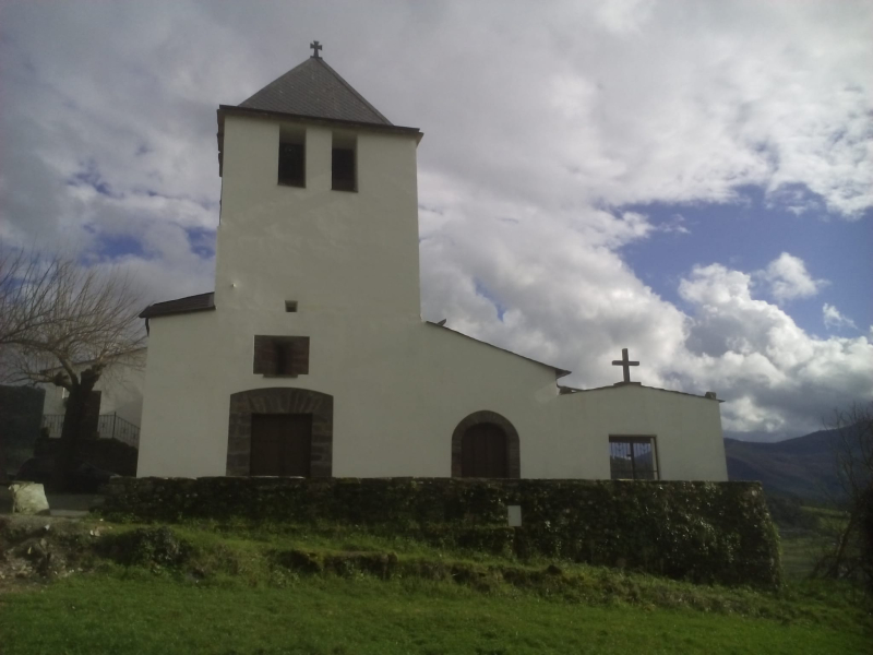 Iglesia parroquial de A Ermida, en el municipio de Quiroga