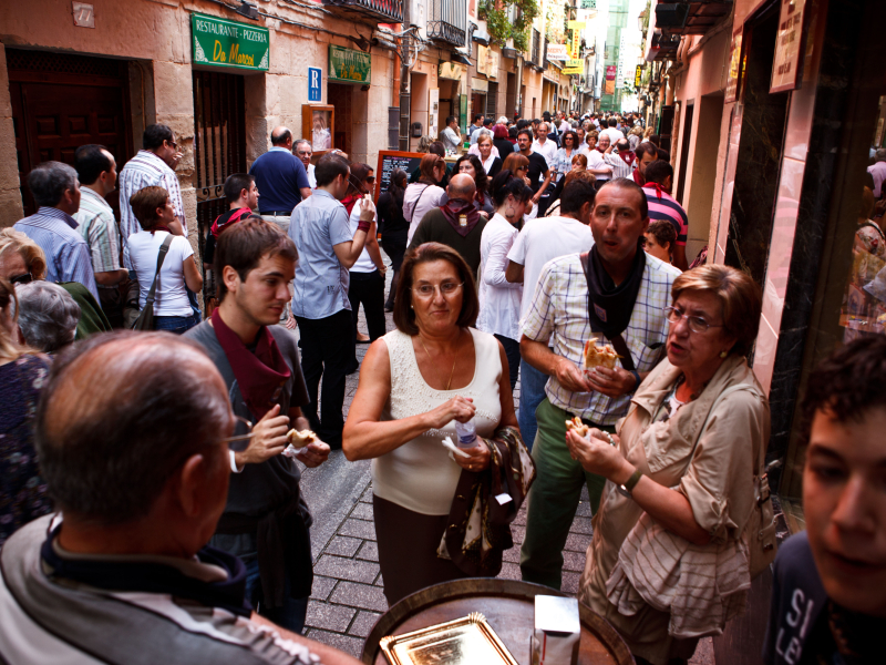 Fiesta en Logroño, La Rioja