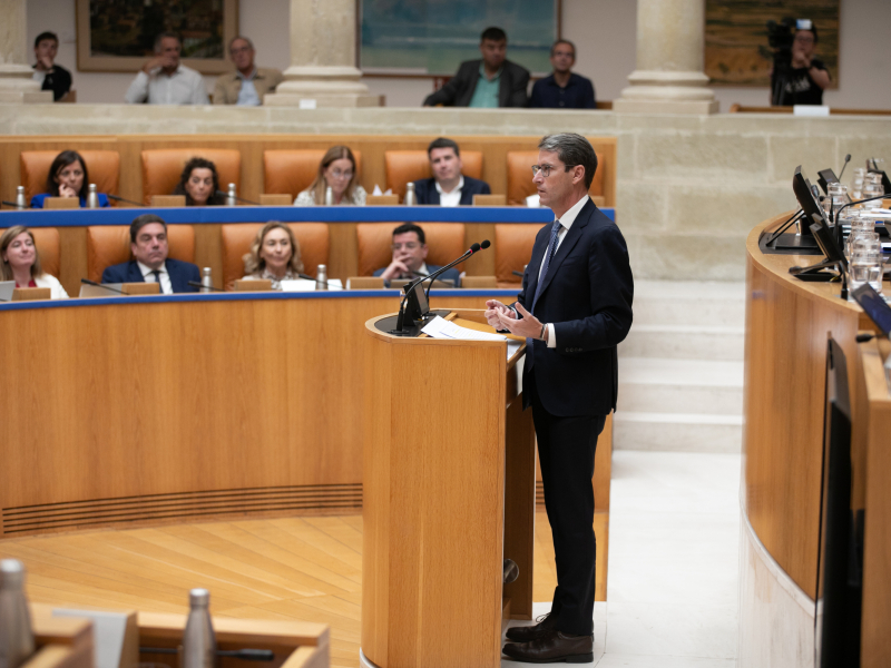 Gonzalo Capellán en el Parlamento