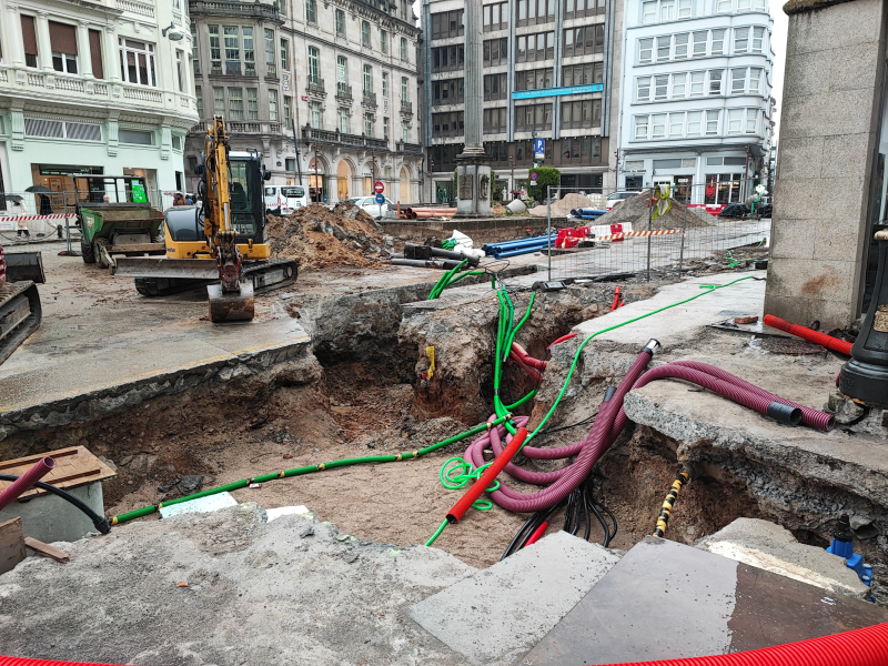 Estado de las obras en el casco histórico de Lugo