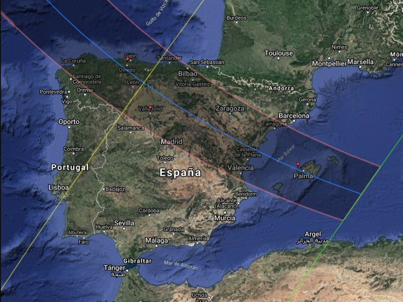 El eclipse será visible en algunos puntos de España