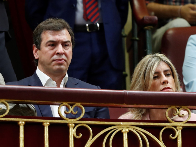 David Sánchez y Begoña Gómez, hermano y mujer de Pedro Sánchez