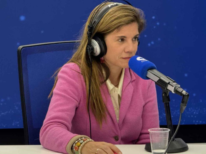 Marian Rojas en los micrófonos de COPE