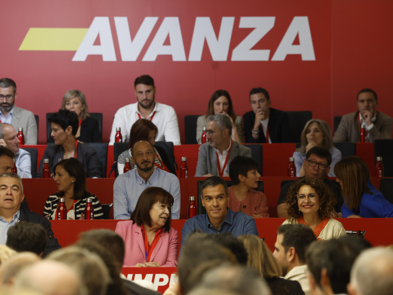 El líder socialista y presidente del Gobierno, Pedro Sánchez, durante el Comité Federal del PSOE este sábado en Madrid