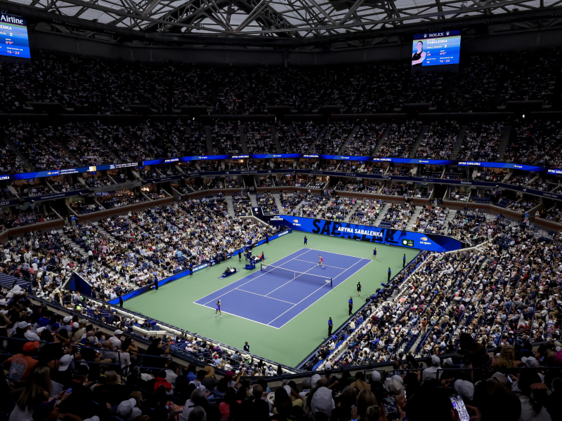 Llenazo en Nueva York para ver la final entre Sabalenka y Pegula.