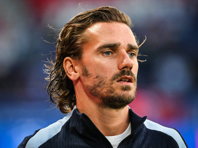 Antoine Griezmann, durante un partido con la selección francesa de fútbol.