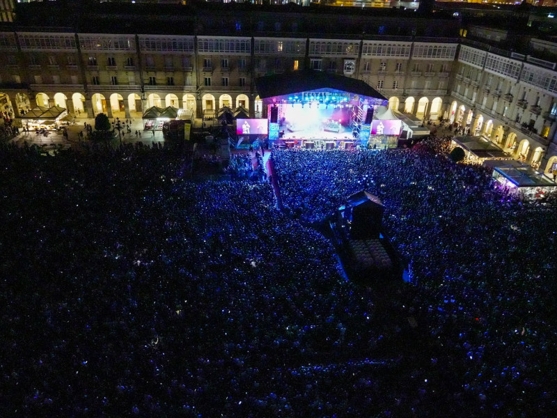 Fiestas de María Pita - concierto de Omar Montes