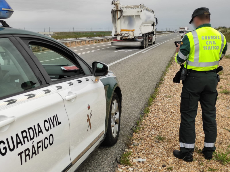 Control de la Guardia Civil de Tráfico