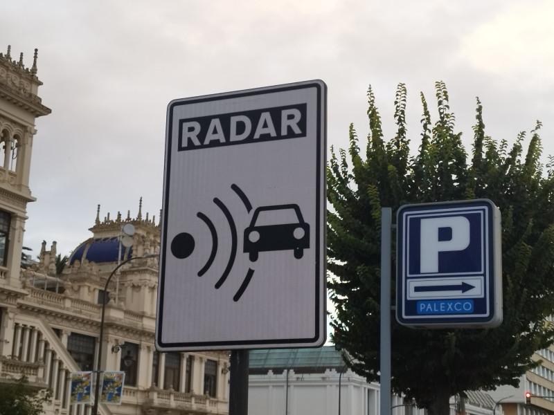 Señal de Radar en A Coruña