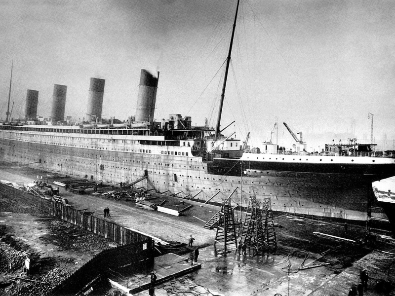 Titanic en construcción