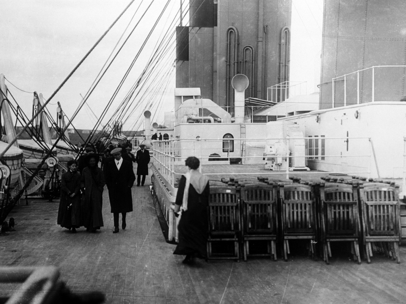 Pasajeros a bordo del Titanic