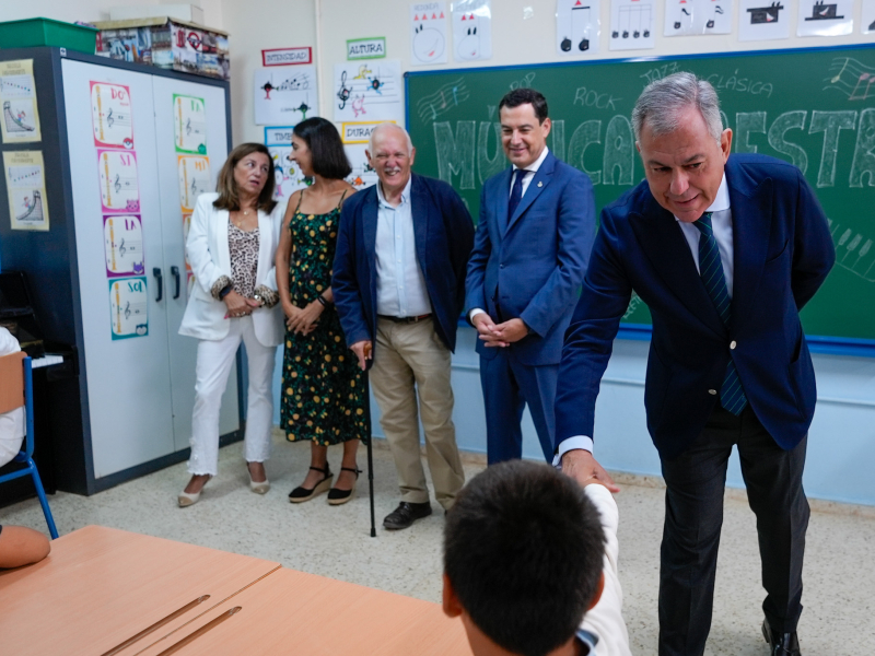 Arranca el curso escolar en el CEIP Juan Ramón Jiménez de Sevilla