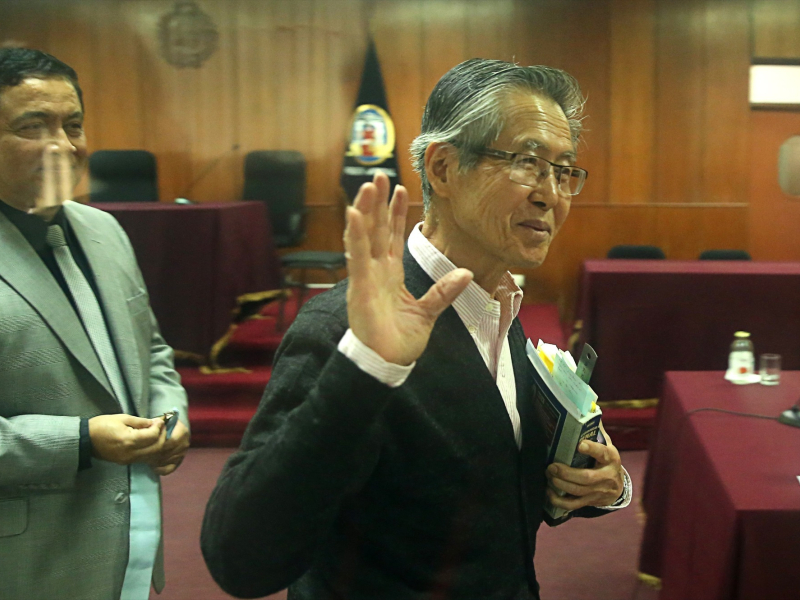 El expresidente peruano, Alberto Fujimori