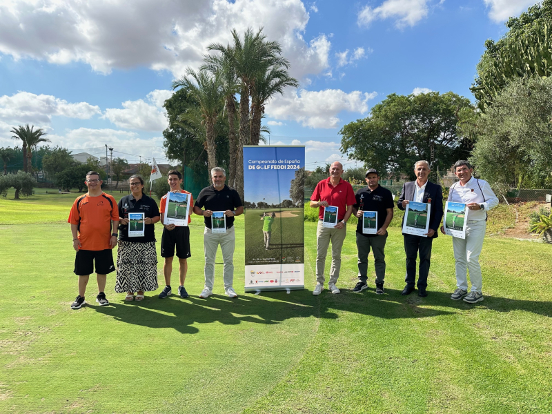 Torre Pacheco acogerá el Campeonato de España de Golf FEDDI 2024.