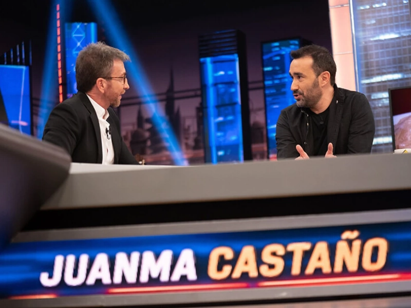 Pablo Motos y Juanma Castaño en El Hormiguero