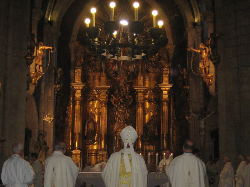 Celebración en el Santuario de la Virgen de los Remedios