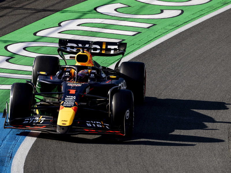 Max Verstappen, durante la carrera en el circuito de Zandvoort.