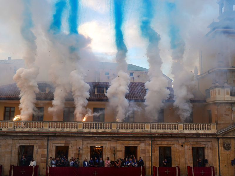 Pregón y chupinazo de las fiestas de San Mateo 2024, en Oviedo