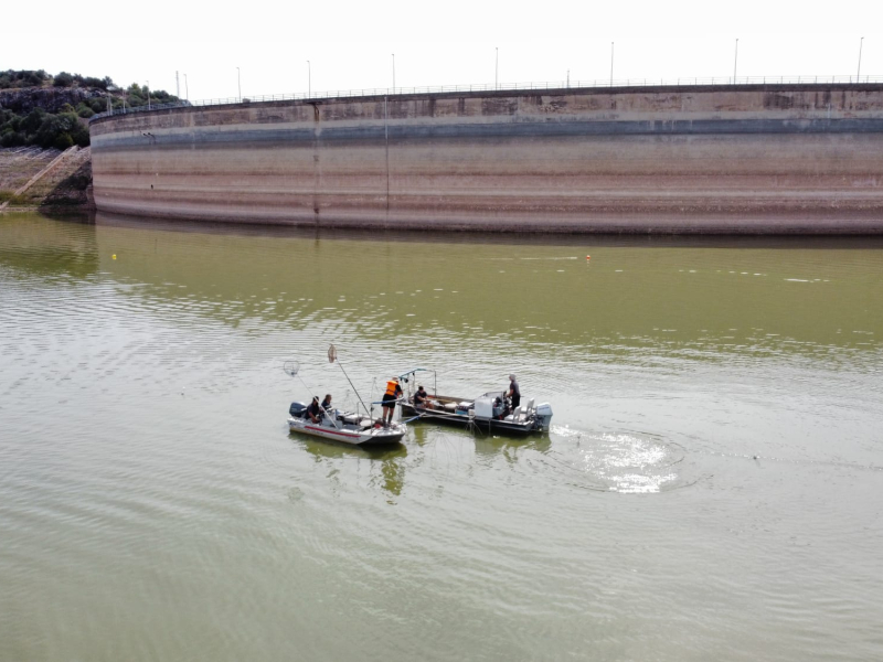 El embalse de María Cristina está bajo mínimos