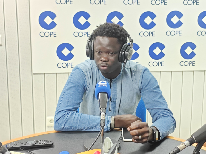 Oumar Gassama, jovén senegalés que estudia en Canarias