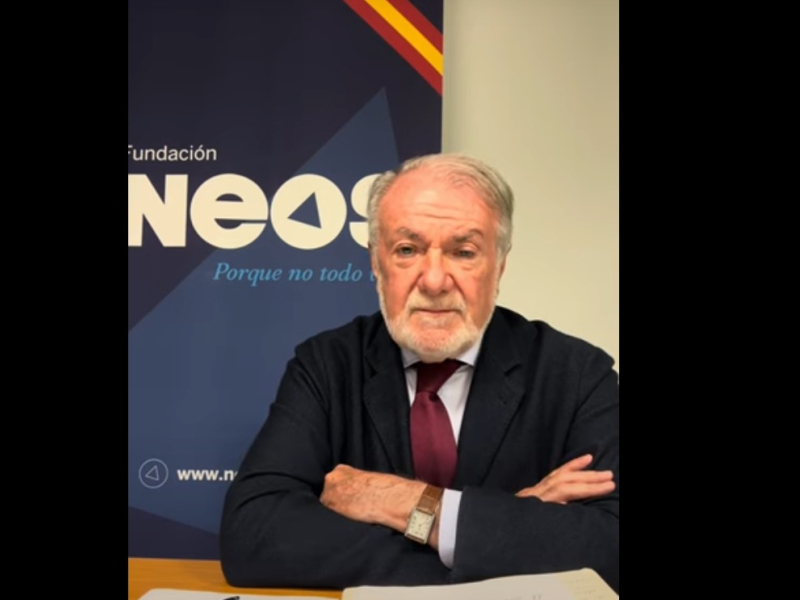 Jaime Mayor Oreja, presidente de la Fundación Neos