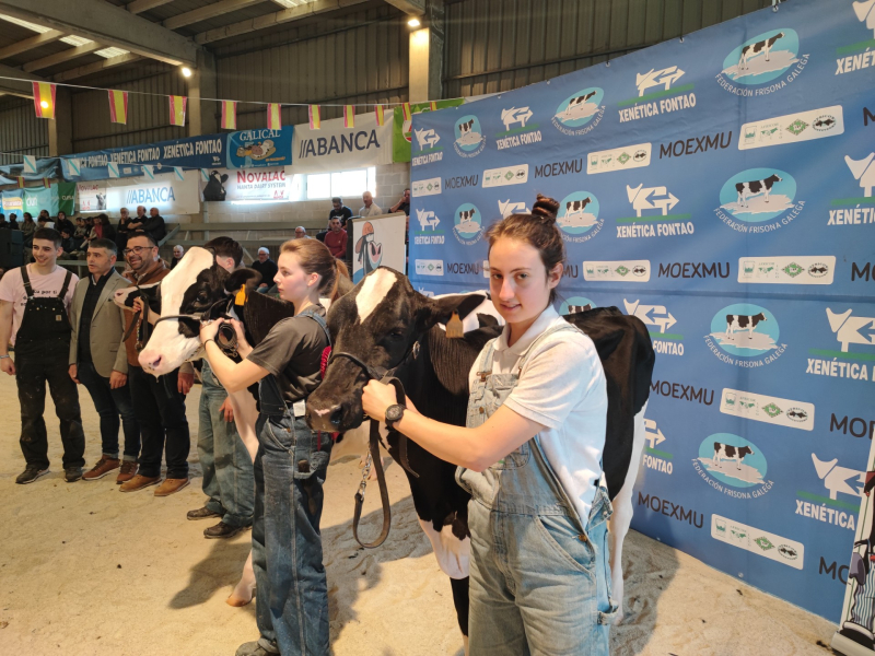 Lorena Iglesia durante su participación en el concurso de jóvenes manejadores de la Moexmu