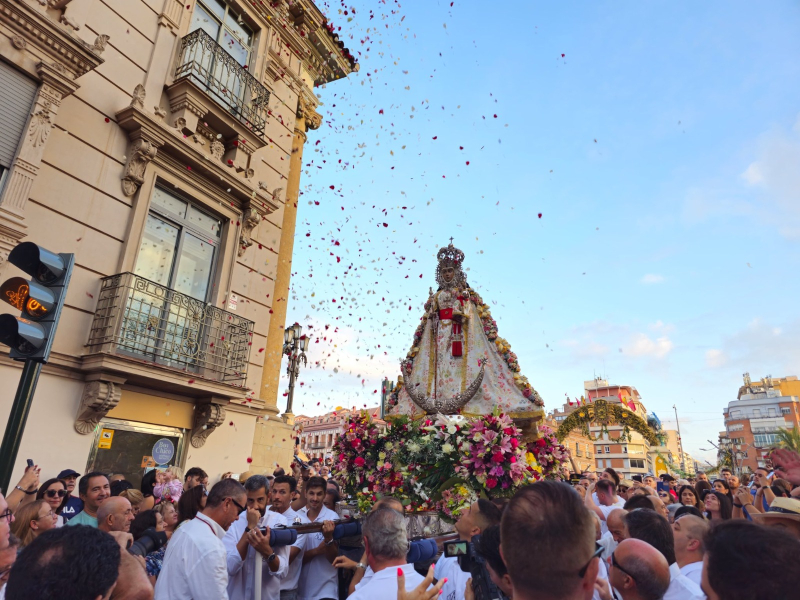 La Virgen de la Fuensanta ya está en su Santuario