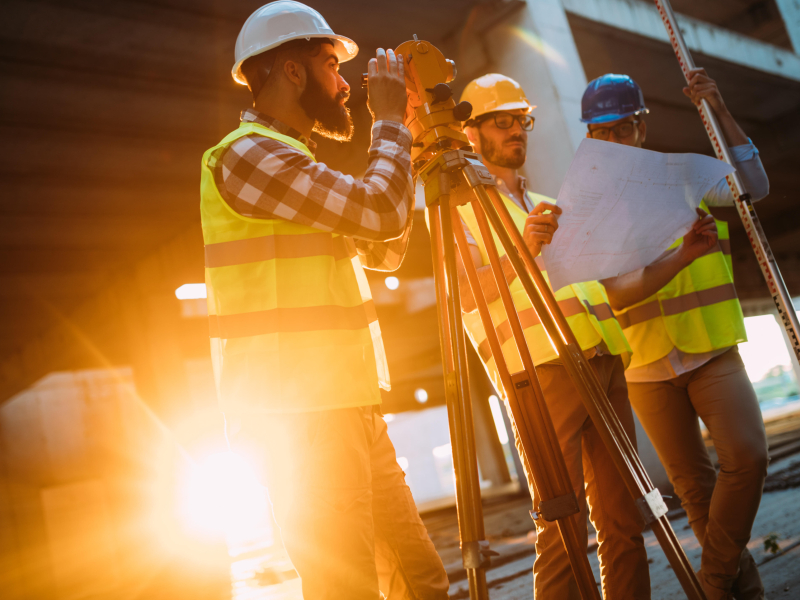 Trabajadores en una obra