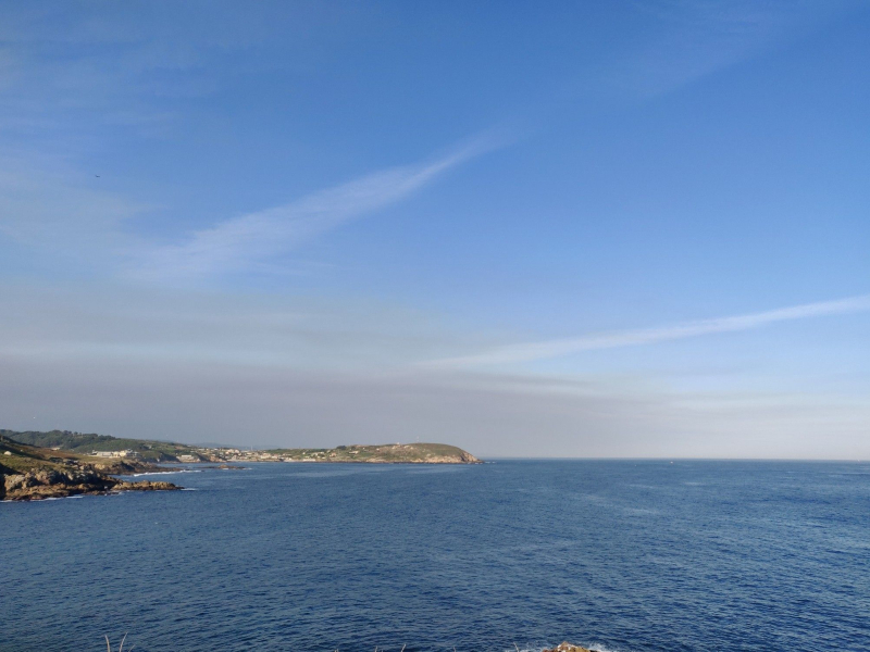 cielo entre A Coruña y Arteixo