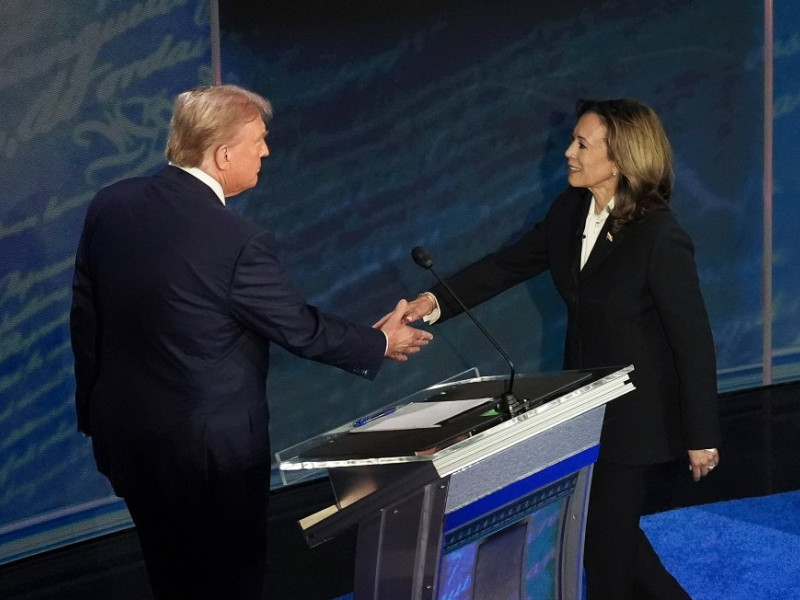 Donald Trump y Kamala Harris