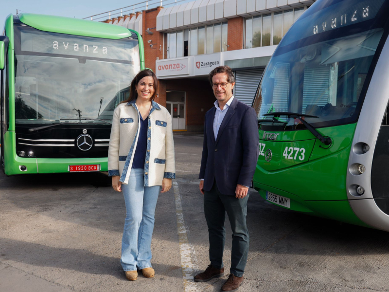 Zaragoza sigue avanzando en la implantación de autobuses eléctricos