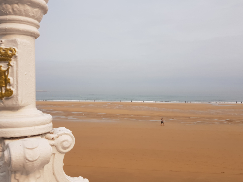 Playa de San Lorenzo, en Gijón