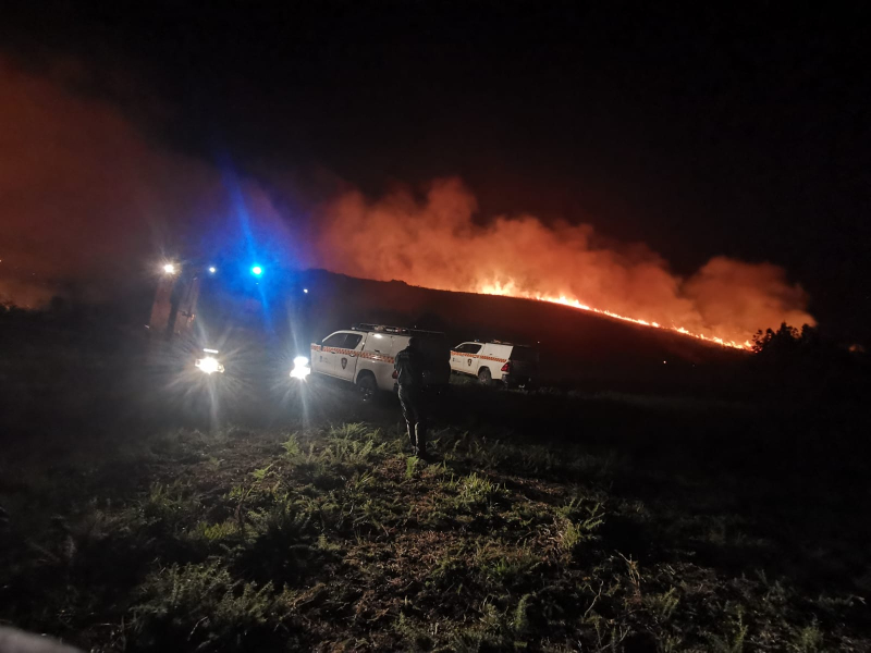 Pożar w Palas de Rei zniszczył ponad 36 hektarów